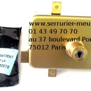 Serrure Laperche rolls tirage gauche